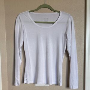 32° Heat Women's White Long Sleeve Top Thermal